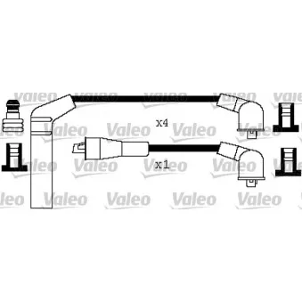 Kit de câbles d'allumage VALEO 346353