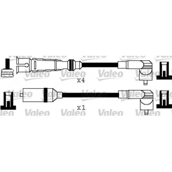Kit de câbles d'allumage VALEO 346362
