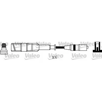 Kit de câbles d'allumage VALEO 346371