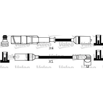 Kit de câbles d'allumage VALEO
