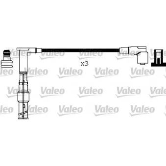 Kit de câbles d'allumage VALEO 346374