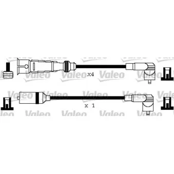 Kit de câbles d'allumage VALEO 346381
