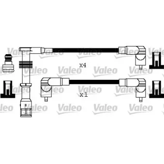Kit de câbles d'allumage VALEO 346384