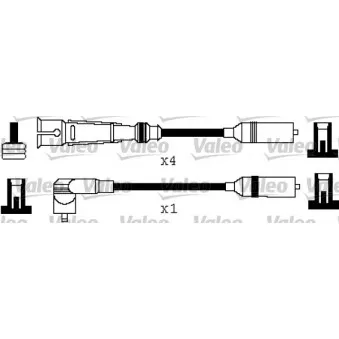 Kit de câbles d'allumage VALEO 346385