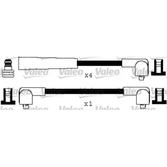 Kit de câbles d'allumage VALEO 346389