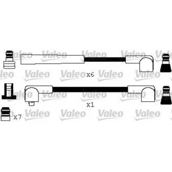 Kit de câbles d'allumage VALEO 346395