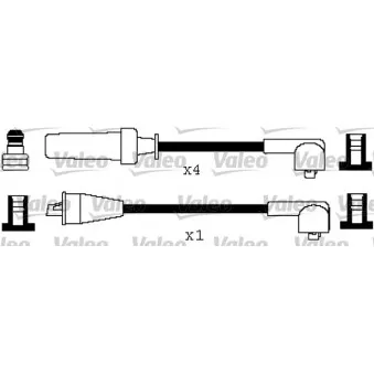Kit de câbles d'allumage VALEO 346399