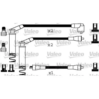Kit de câbles d'allumage VALEO 346404