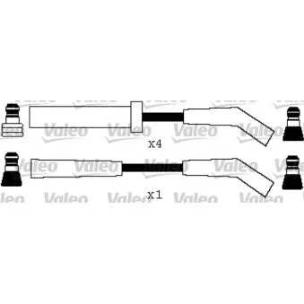 Kit de câbles d'allumage VALEO 346406