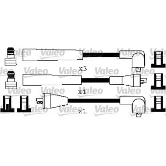 Kit de câbles d'allumage VALEO 346409