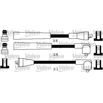 Kit de câbles d'allumage VALEO 346411
