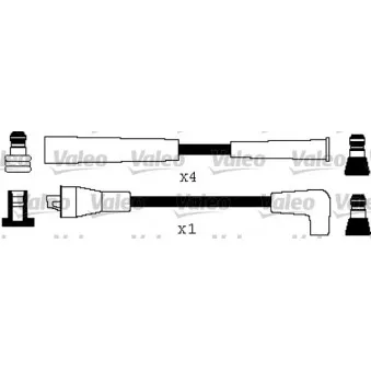 Kit de câbles d'allumage VALEO 346414