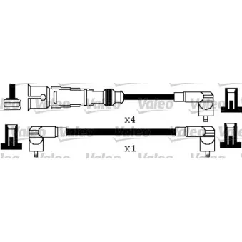 Kit de câbles d'allumage VALEO 346416