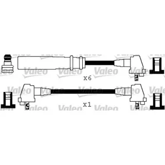 Kit de câbles d'allumage VALEO 346420