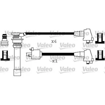 Kit de câbles d'allumage VALEO 346423