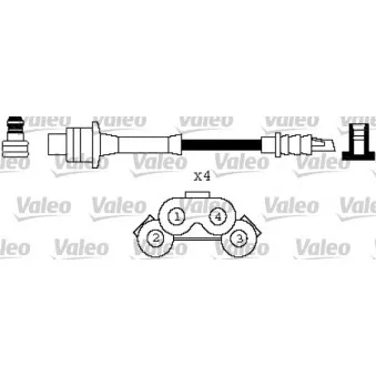 Kit de câbles d'allumage VALEO 346429