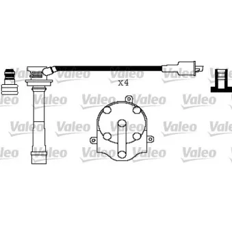Kit de câbles d'allumage VALEO 346430
