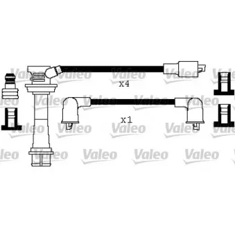 Kit de câbles d'allumage VALEO 346431