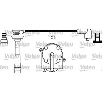 Kit de câbles d'allumage VALEO 346434