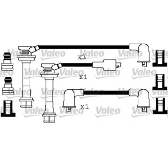 Kit de câbles d'allumage VALEO 346435