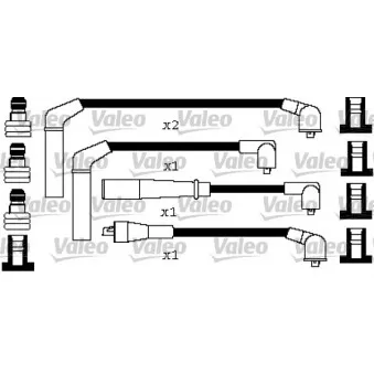 Kit de câbles d'allumage VALEO 346442