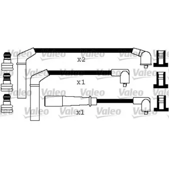Kit de câbles d'allumage VALEO 346443