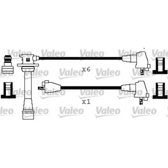 Kit de câbles d'allumage VALEO 346448