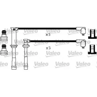 Kit de câbles d'allumage VALEO 346455