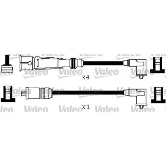 Kit de câbles d'allumage VALEO 346463