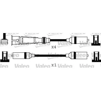 Kit de câbles d'allumage VALEO 346464
