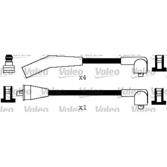 Kit de câbles d'allumage VALEO 346469