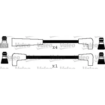 Kit de câbles d'allumage VALEO 346478