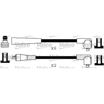 Kit de câbles d'allumage VALEO 346484