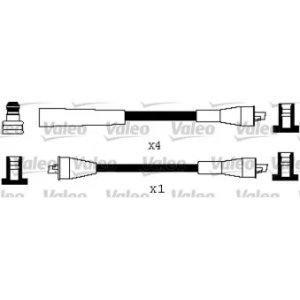 Kit de câbles d'allumage VALEO 346489