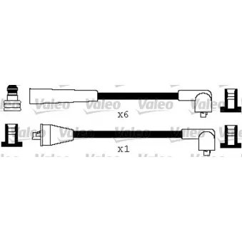 Kit de câbles d'allumage VALEO 346490