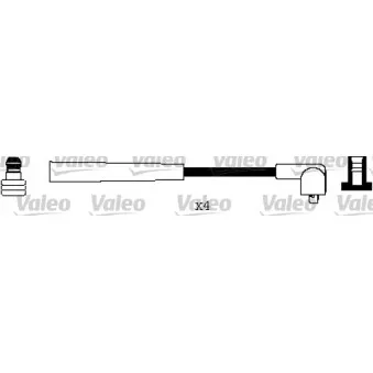 Kit de câbles d'allumage VALEO 346491