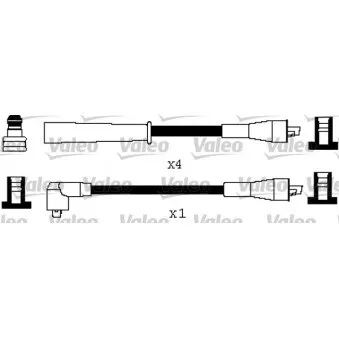 Kit de câbles d'allumage VALEO 346492