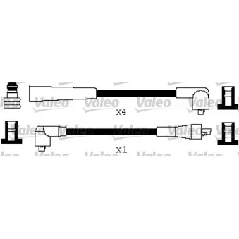 Kit de câbles d'allumage VALEO 346496