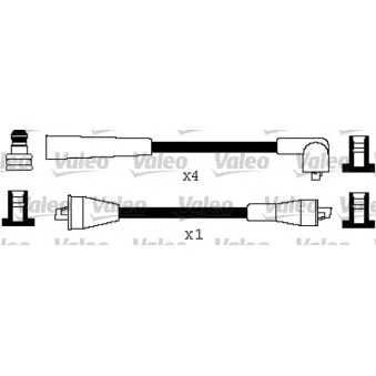 Kit de câbles d'allumage VALEO 346498