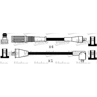 Kit de câbles d'allumage VALEO 346507