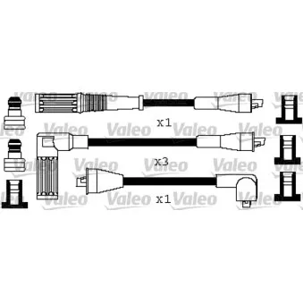Kit de câbles d'allumage VALEO 346508