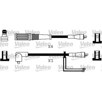 Kit de câbles d'allumage VALEO 346509