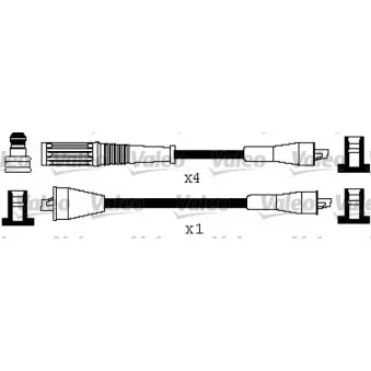 Kit de câbles d'allumage VALEO 346511