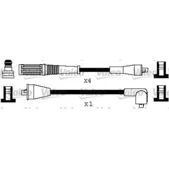 Kit de câbles d'allumage VALEO 346512