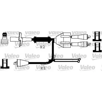 Kit de câbles d'allumage VALEO 346519