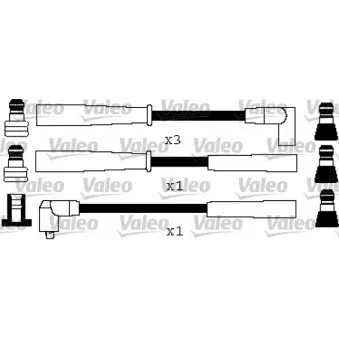 Kit de câbles d'allumage VALEO 346520