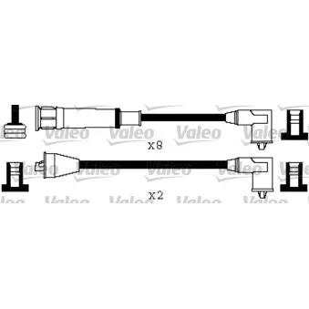 Kit de câbles d'allumage VALEO 346523