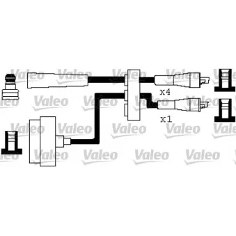 Kit de câbles d'allumage VALEO 346525
