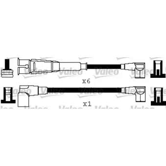 Kit de câbles d'allumage VALEO 346526