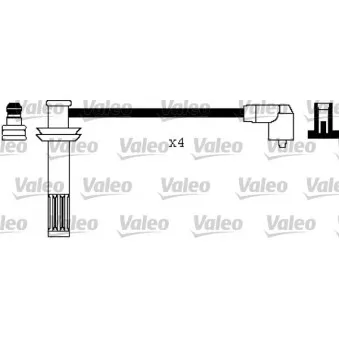 Kit de câbles d'allumage VALEO 346528